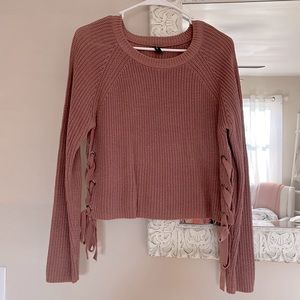Sweater mauve color